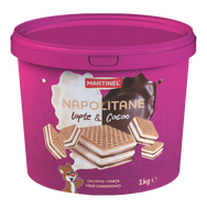 Producere Napolitane Martinel cu lapte&cacao, family pack